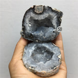 Natural Quartz Aura Agate Geode Clusters Jewelry Box