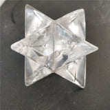 Natural Clear Crystal Merkaba Pendulum Crystal Stones Merkaba Stars Energy Minerals Jewelry Healing Decoration