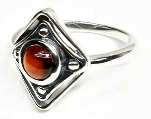 size 8 Hessonite ring