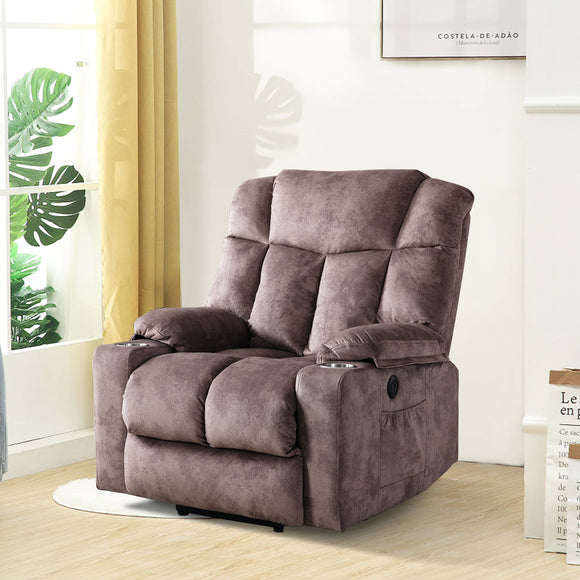 Color: Camel Power Lift Recliner Chair 3 Positions Reclining Chairs Electric Sofa Recliner for Livingroom,Grey