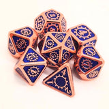 Gem Dice~MEHAO dnd dice metal rpg set polyhedral dungeons and dragon black table games Zinc alloy green digital d&d dices pattern d6