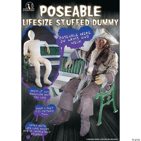 Dummy poseable with hands-arms