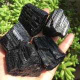 Crystal Healing~Natural Black Tourmaline Crystal Rough Stone original Mineral Specimen Stones 1pcs