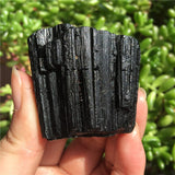 Crystal Healing~Natural Black Tourmaline Crystal Rough Stone original Mineral Specimen Stones 1pcs