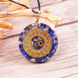 Orgonite® Pendant -Natural Lapis Lazuli Necklace Orgonite Pendant Necklace Energy Healing Yoga Necklace Meditation Jewelry For Women