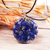 Orgonite® Pendant -Natural Lapis Lazuli Necklace Orgonite Pendant Necklace Energy Healing Yoga Necklace Meditation Jewelry For Women