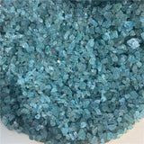 Crystal Healing~Natural blue apatite quartz crystal mineral specimen tumbled stone loose phosphorite gemstone gravel for decorative