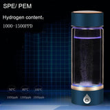 Hydrogen Water~New SPE/ PEM Hydrogen Rich Generator Water Ionizer Bottle Seperate H2 and O2 High Pure hydrogen PET bottle Use