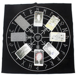 Altar Cloth~New Tarot Tablecloth Altar Tarot Cloth Flannel Variety Styles Twelve Constellations Astrological Tarot Cloth Christmas Gifts