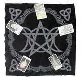 Altar Cloth~New Tarot Tablecloth Altar Tarot Cloth Flannel Variety Styles Twelve Constellations Astrological Tarot Cloth Christmas Gifts