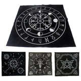 Altar Cloth~New Tarot Tablecloth Altar Tarot Cloth Flannel Variety Styles Twelve Constellations Astrological Tarot Cloth Christmas Gifts