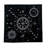 Altar Cloth~New Tarot Tablecloth Altar Tarot Cloth Flannel Variety Styles Twelve Constellations Astrological Tarot Cloth Christmas Gifts