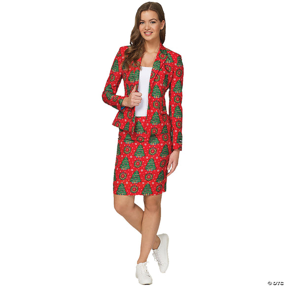 Women's christmas trees suit-lg