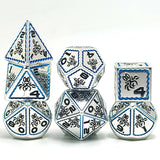 Gem Dice~Octopus Metal D&D Dice, 7 PCs DND Dice, Polyhedral Dice Set, for Role Playing Game MTG Pathfinder