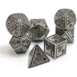 Gem Dice~Octopus Metal D&D Dice, 7 PCs DND Dice, Polyhedral Dice Set, for Role Playing Game MTG Pathfinder