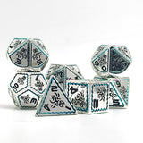 Gem Dice~Octopus Metal D&D Dice, 7 PCs DND Dice, Polyhedral Dice Set, for Role Playing Game MTG Pathfinder