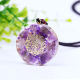 Orgonite® Pendant -Orgonite Pendant Orgone Spiritual Healing Energy Converter Necklace Metatron Generato Crysta Jewelry Reiki Chakra Stones