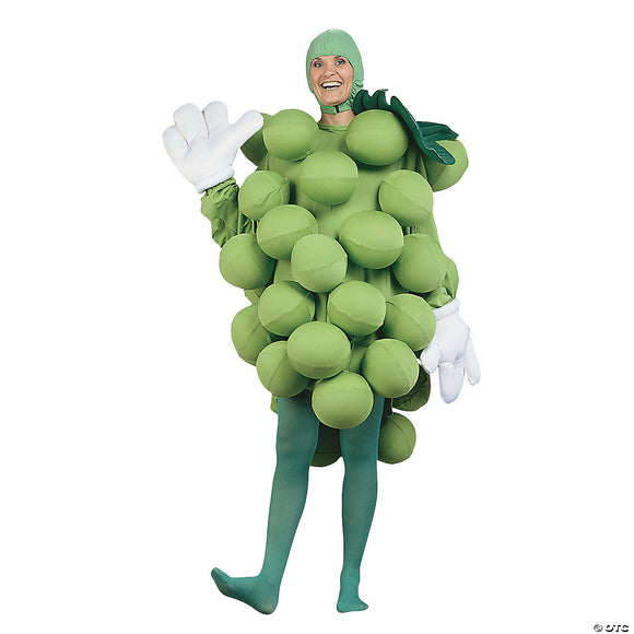 Grapes green adult costume