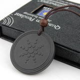 Quantum Pendant~Quantum Pendant Scalar Energy Ion Necklace Energy Ions Jewelry Lava Stone Charm Pendants men women anti radiation shungite Stone