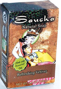 3.5oz Refreshing Vetiver saucha soap