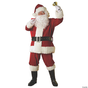 Santa suit plush regal adult