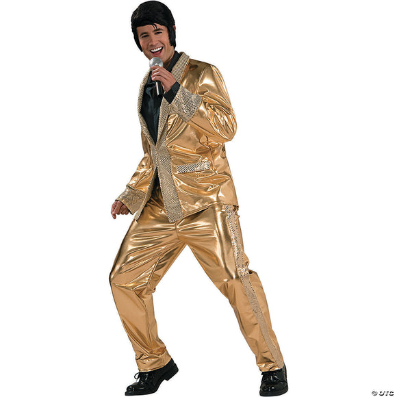 Gold lame suit grand hertge sm