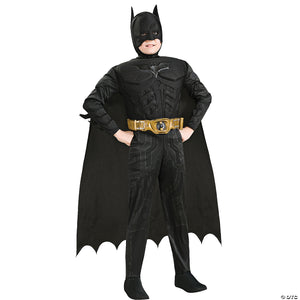 Boy's batman muscle chest costume