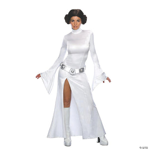 Princess leia wt dress sm adul