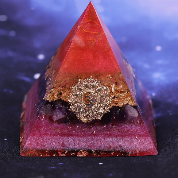 Reiki Pyramid~Reiki Orion/Ogan Energy Pyramid Orgonite Energy Converter Emotional Relationships Increase The Frequency Of Love Gift