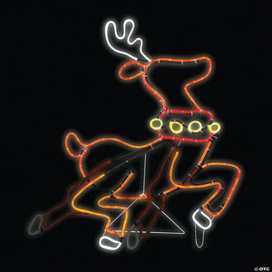 Light glo reindeer animated