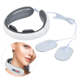 Health Energy~Smart Electric Neck Massager Portable Pulse Massager Rechargeable USB Cervical Traction Therapy Massage Stimulator Health Tool