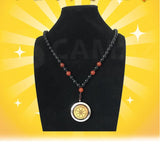 Tomalin with Agate Stone Chain Quantum Pendant Negative Ion Energy Collar Infrared Quantum Necklace Instrument Amulet Jewelry|Power Necklaces|