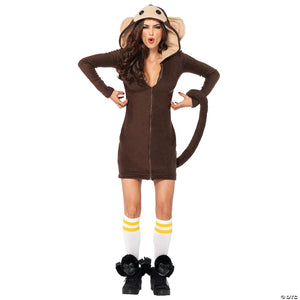 Women's cozy monkey costume