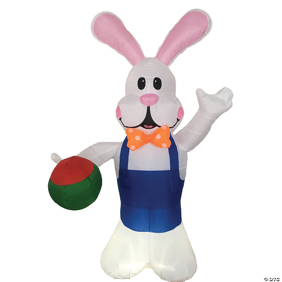 Inflatable 7 ft bunny decoration