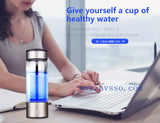 Hydrogen Water~Hydrogen Water Generator Alkaline Maker Rechargeable Portable for pure H2 hydrogen-rich water bottle 420ML