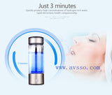 Hydrogen Water~Hydrogen Water Generator Alkaline Maker Rechargeable Portable for pure H2 hydrogen-rich water bottle 420ML