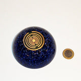 Orgone orgonite® mini dome, hemisphere, blue sky, Universe, Galaxy, Cosmos, with 2 MWO Antennas by Lakhovsky, Golden Ratio, EMF Protection