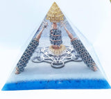 Orgone® Pyramid - Metatron Light Body Accelerator Orgonite accelerating the light body(Gold/Steel/Copper)