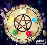 Witchcraft collection~Altar pentacle, altar pentacle with elements, esotericism, Sorcery