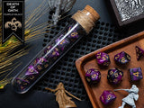 Potion Flask Dice~Polyhedral Dice Set of 7 with RPG Fantasy Potion Flask 2 | Dungeons and Dragons Dice | DnD Dice Set | D&D Dice