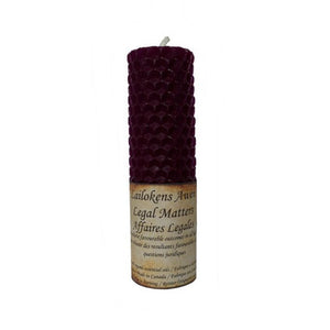 Astral Candle Legal Matters Beeswax Candle