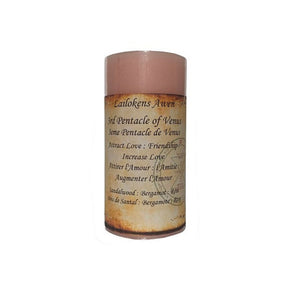 Lailokens Awen - 3rd Pentacle of Venus - Love 2" x 4" Scented Spell Candle