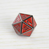 Astrology Dice~Metal Dice Set Enamel dice 7 Pieces Metal Dice Set DND Dice Role Playing Game Dice Set for RPG Dungeons and Dragons D&D Math Teaching