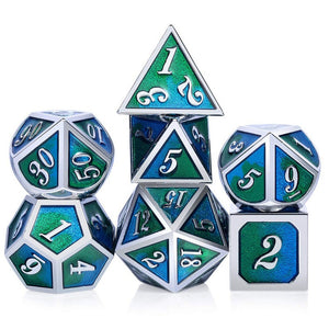 Astrology Dice~Metal dice set,dungeons and dragons, seven-piece suit game dice,board game metal polyhedral dice,role playing games D6 D8 D20