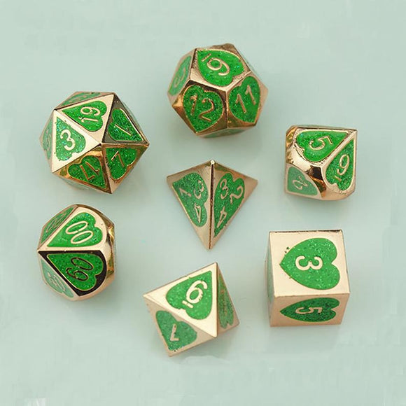 Astrology Dice~Metal Dice Set,Pieces Polyhedral Dice Set DND Dice Role Playing Game Dice Set RPG Dungeons and Dragons D&D Math Teaching,dnd dice set