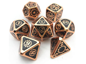 Astrology Dice~Mechanical Dice for DnD Tabletop RPGs Games 7pcs/set Metal Dice D4 D6 D8 D10 D% D12 D20 ,pathfinder dice,role playing games