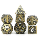 Astrology Dice~Metal Dice Set,Pieces Polyhedral Dice Set DND Dice Role Playing Game Dice Set RPG Dungeons and Dragons D&D Math Teaching,dnd dice set