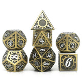 Astrology Dice~Metal Dice Set,Pieces Polyhedral Dice Set DND Dice Role Playing Game Dice Set RPG Dungeons and Dragons D&D Math Teaching,dnd dice set