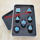 Astrology Dice~Metal Dice Set,Pieces Polyhedral Dice Set DND Dice Role Playing Game Dice Set RPG Dungeons and Dragons D&D Math Teaching,dnd dice set