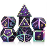 Astrology Dice~Metal dice set,dungeons and dragons, seven-piece suit game dice,board game metal polyhedral dice,role playing games D6 D8 D20